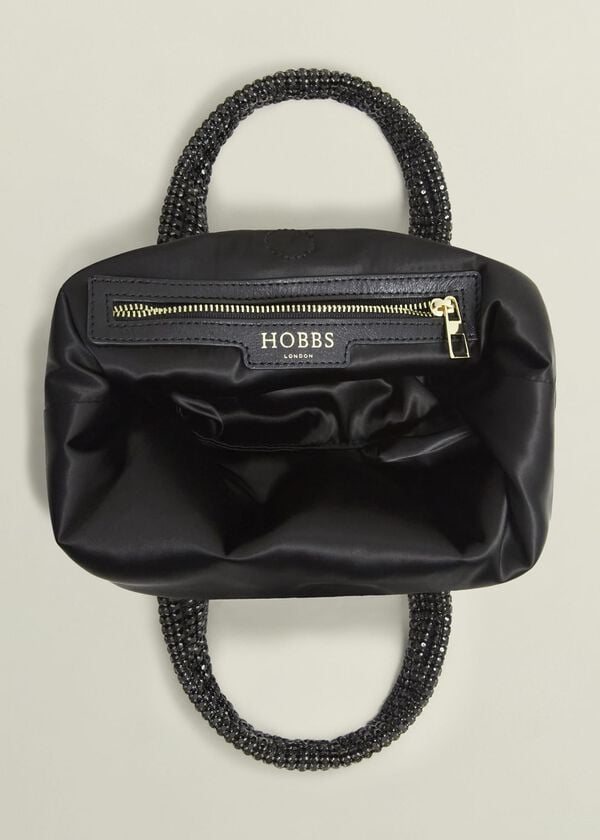 Hobbs Kamala Jewelled Bag Black