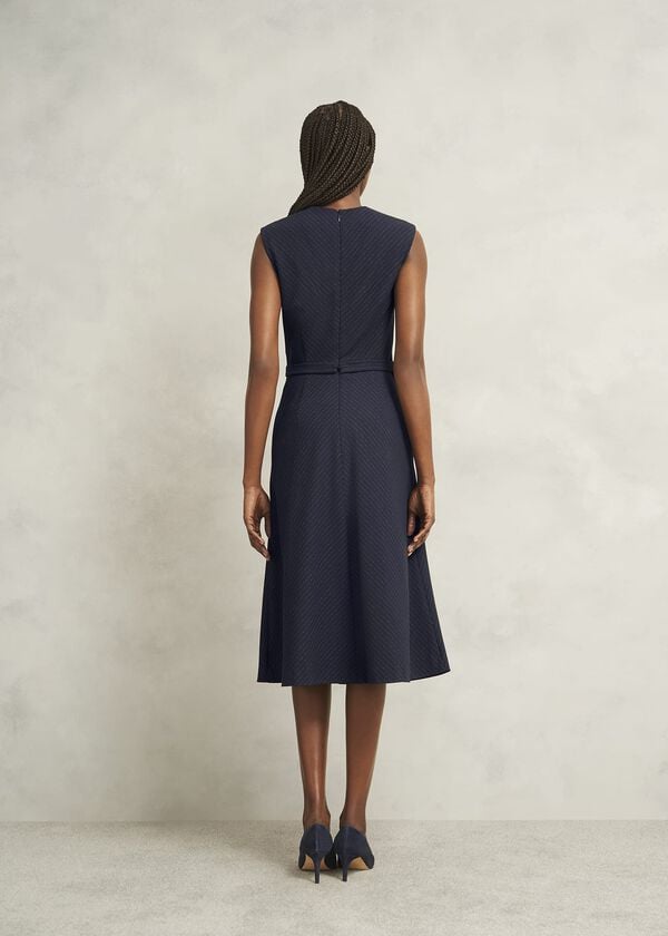Hobbs Katelena Dress Navy Ivory