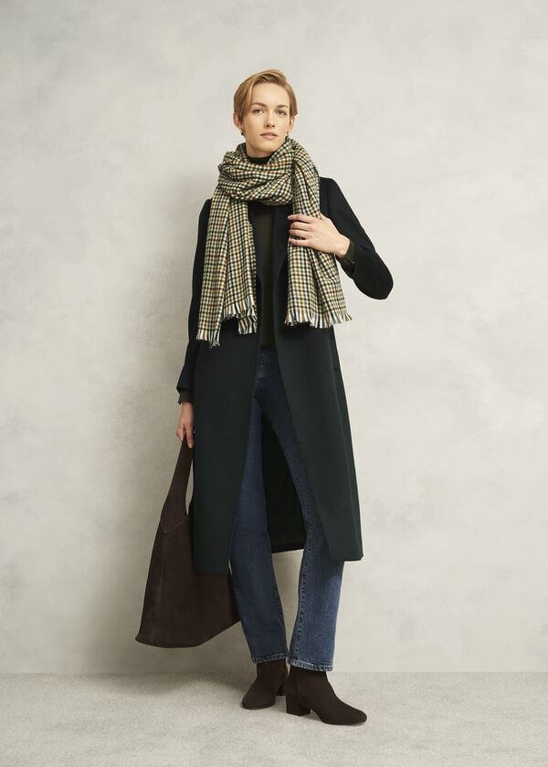 Hobbs Katherine Scarf Camel Multi