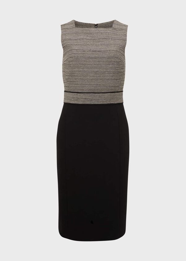 Hobbs Kathy Dress Black Ivory