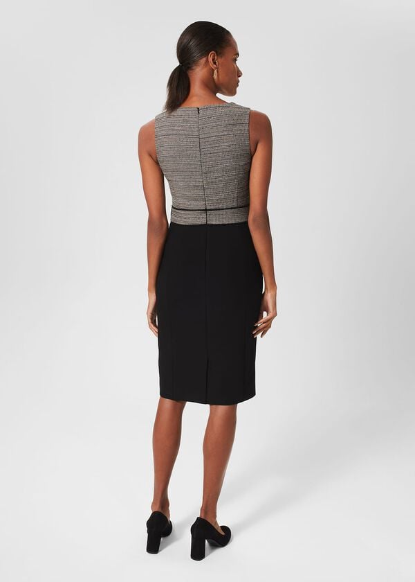 Hobbs Kathy Dress Black Ivory