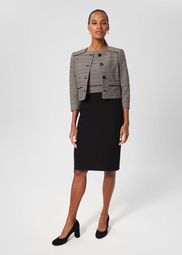 hobbs Kathy Jacket Black Ivory