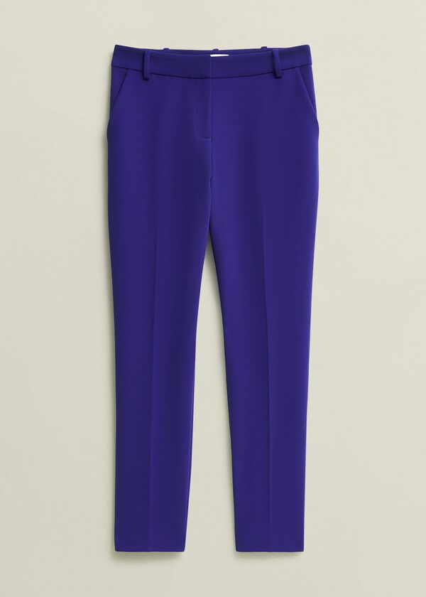 Hobbs Katia Tapered Trousers Cobalt Blue