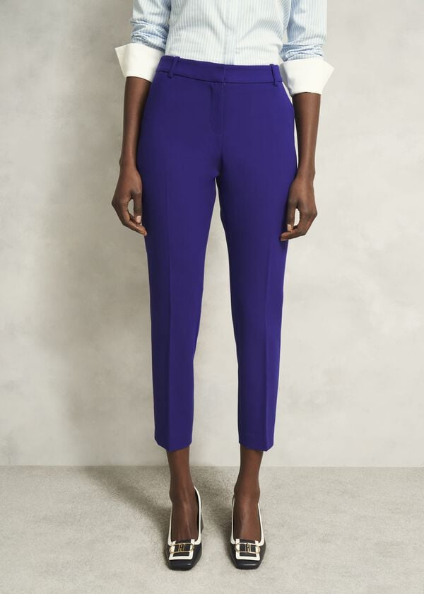 Hobbs Katia Tapered Trousers Cobalt Blue