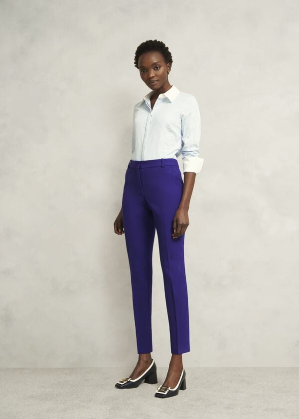 hobbs Katia Tapered Trousers Cobalt Blue