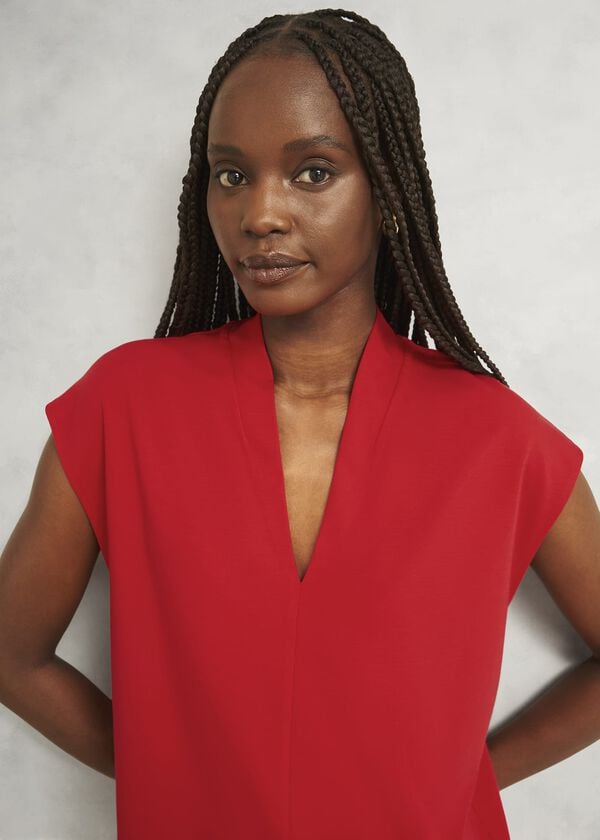 Hobbs Katie Top Petunia Red