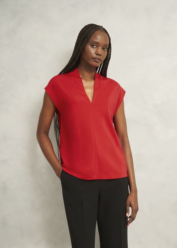 hobbs Katie Top Petunia Red
