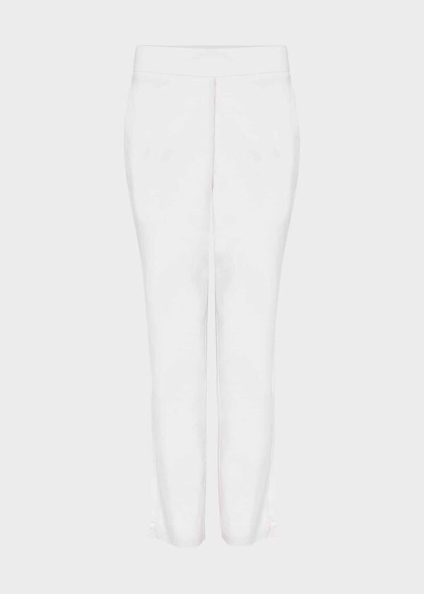 Hobbs Kaya Capri Trousers White