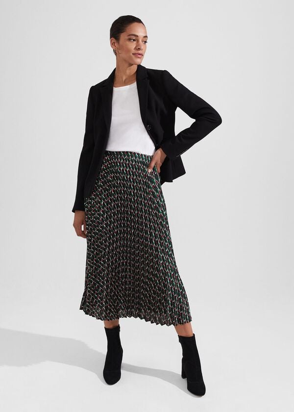hobbs Kayla Skirt Black Multi