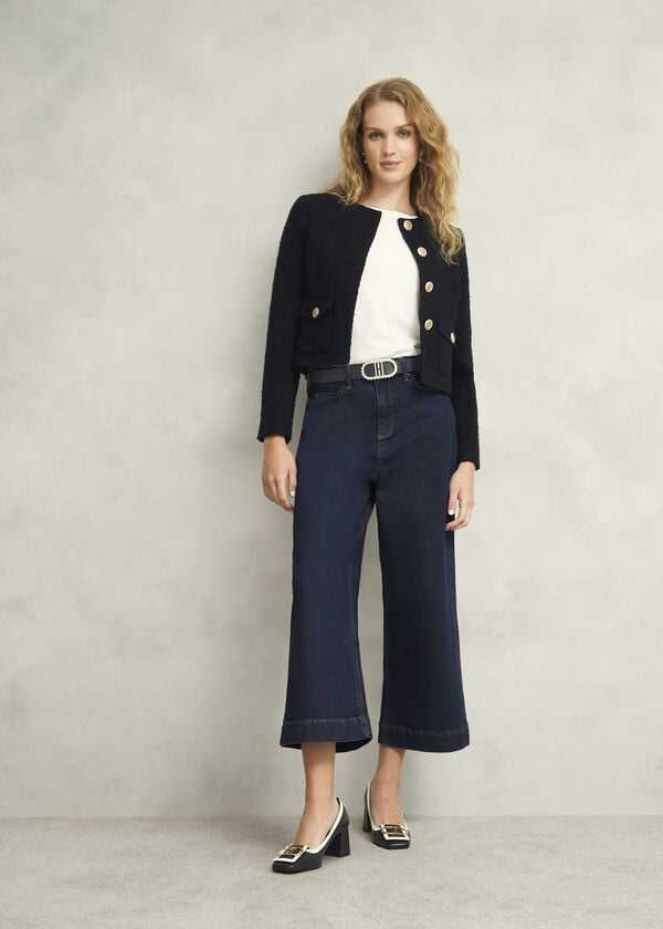 Hobbs Keira Pearl Waist Belt Midnight Navy