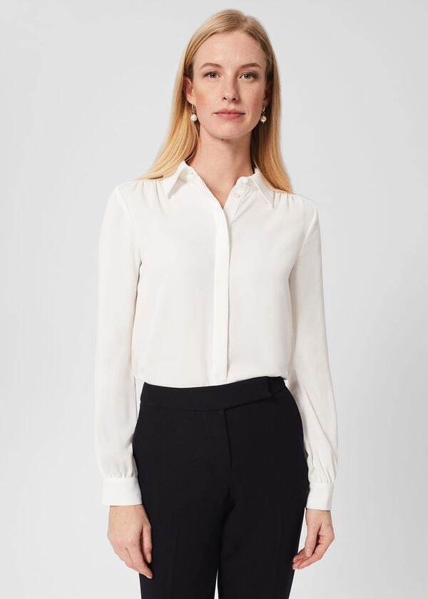 Hobbs Keston Blouse Ivory