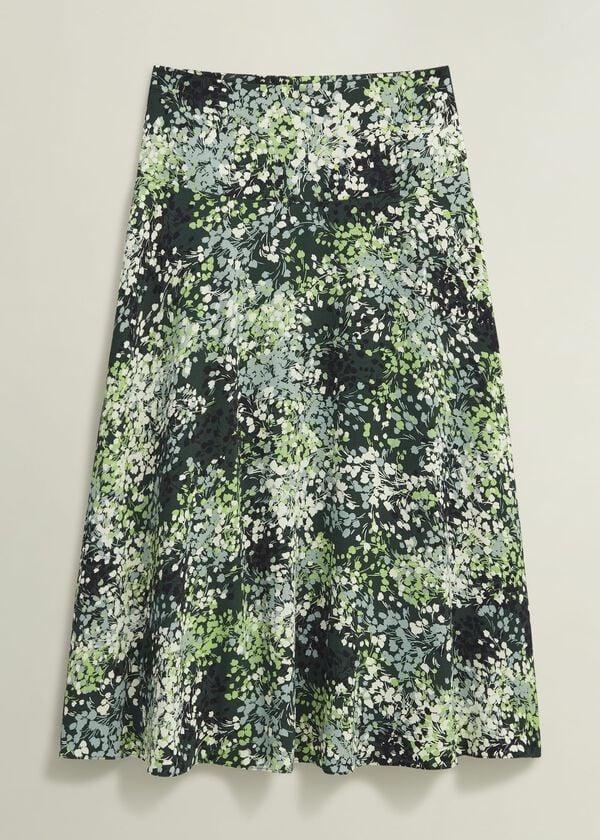 Hobbs Kiara Skirt Green Multi