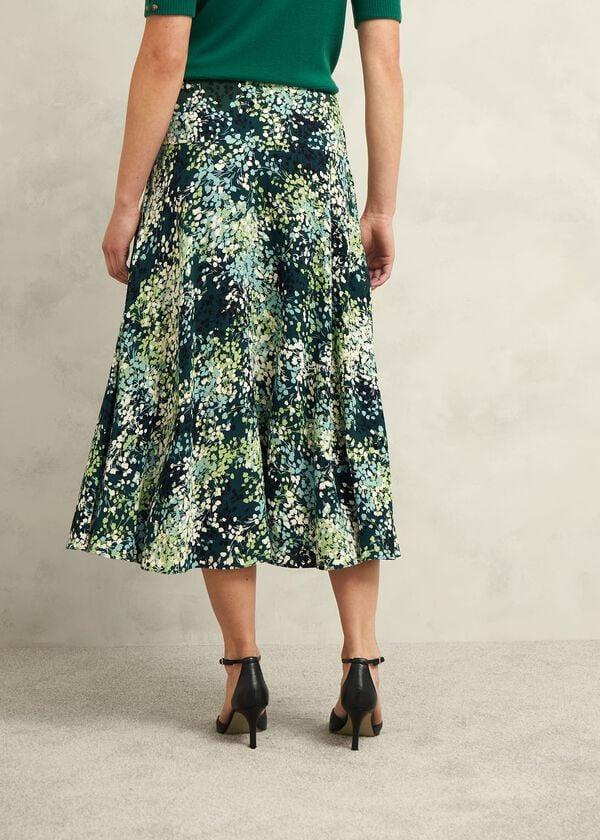 Hobbs Kiara Skirt Green Multi