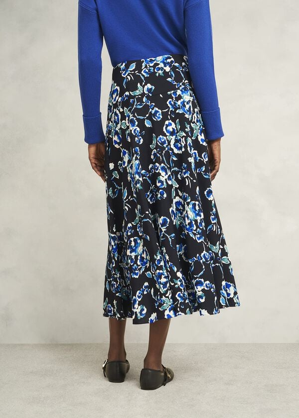 Hobbs Kiara Skirt Navy Multi