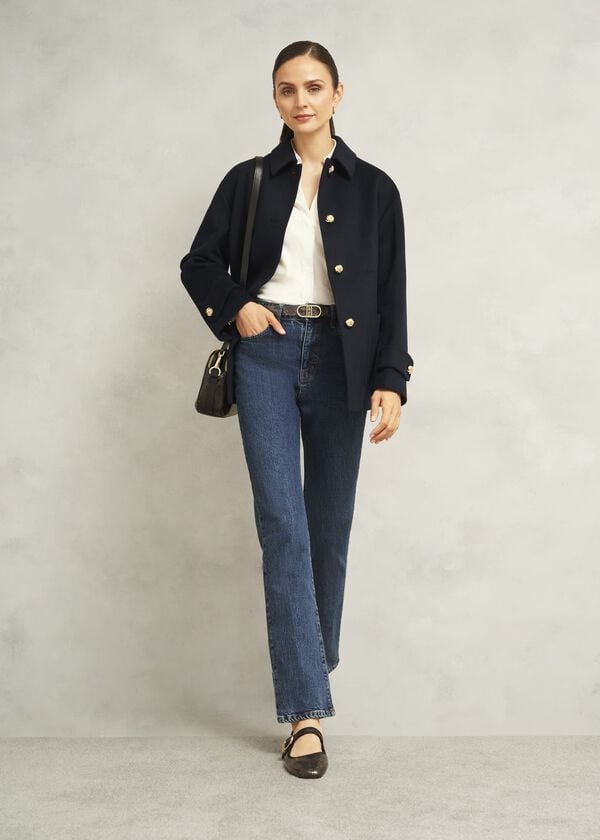 Hobbs Kiera Leather Belt Snake Print