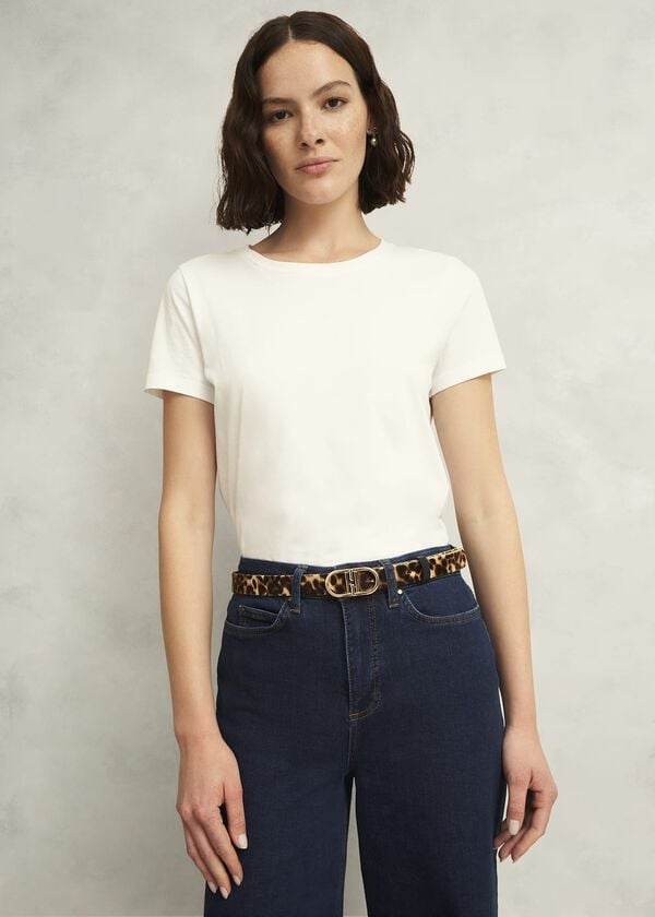 Hobbs Kiera Leopard Belt Leopard Print