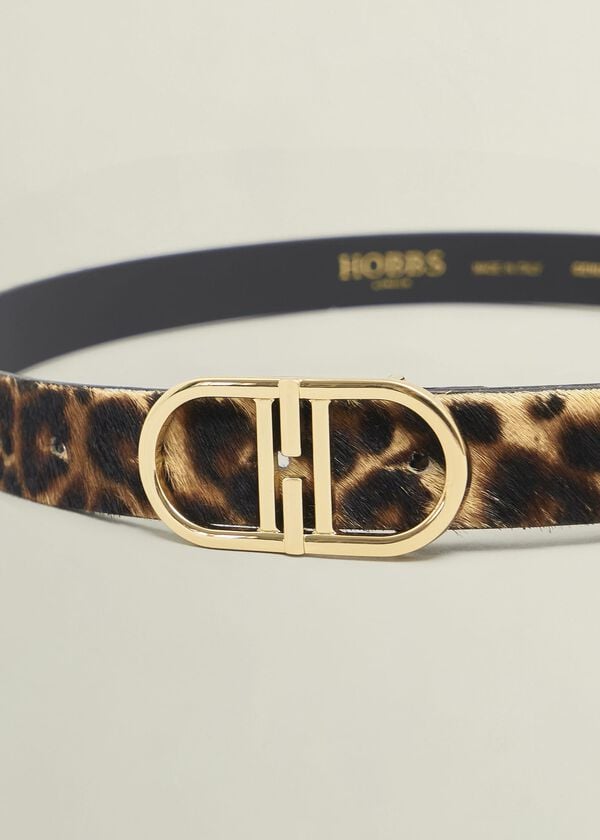 Hobbs Kiera Leopard Belt Leopard Print