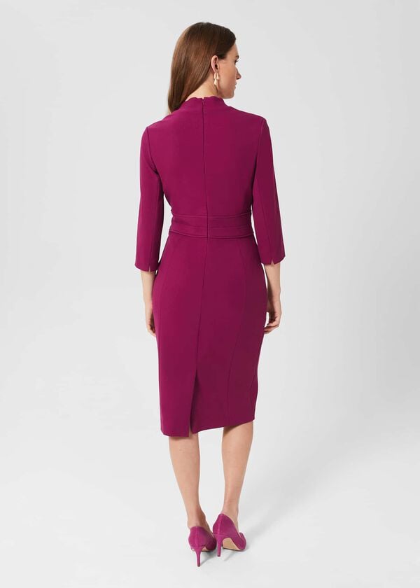 Hobbs Kim Dress Bright Plum