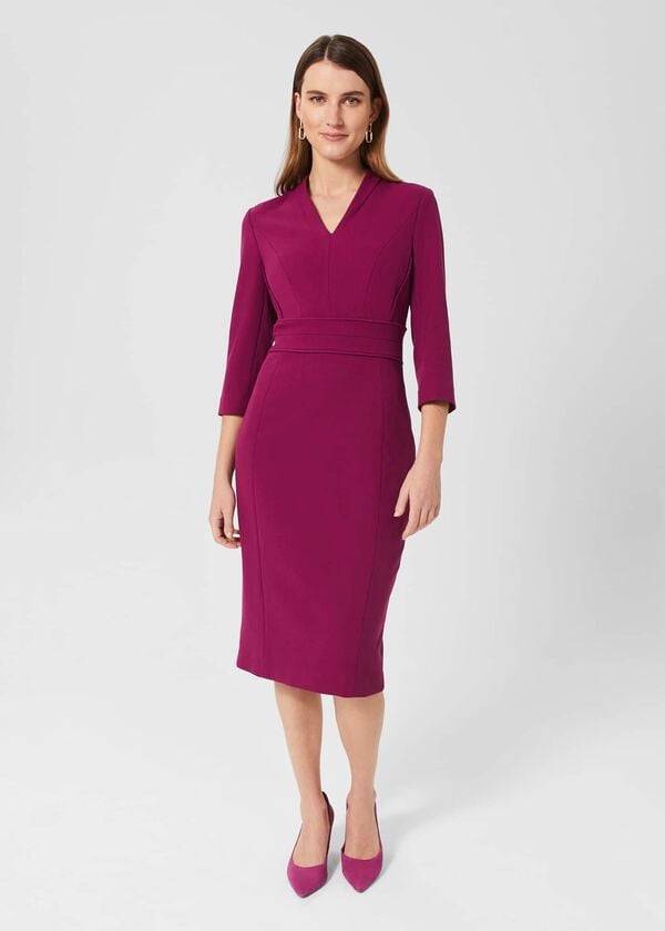 hobbs Kim Dress Bright Plum