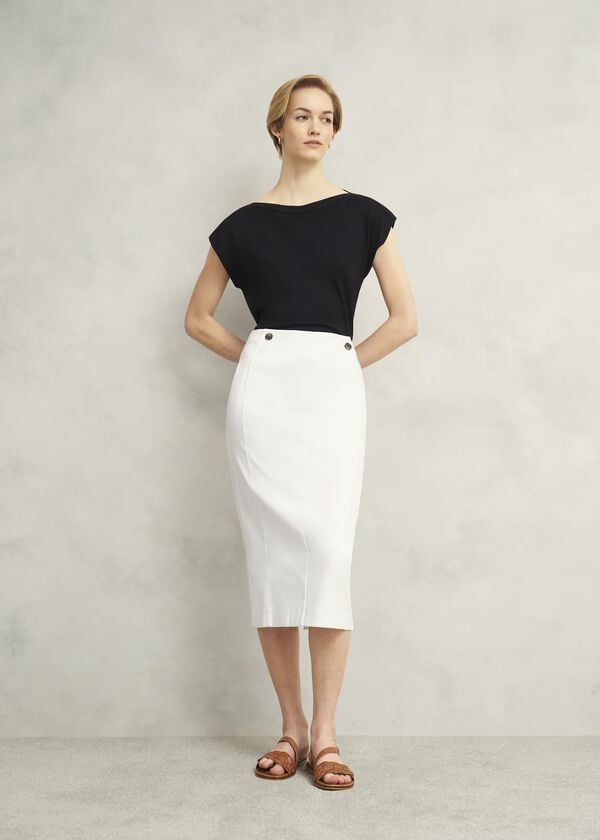 hobbs Kimmi Skirt White