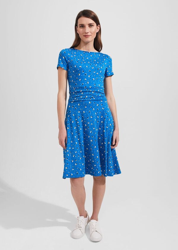 hobbs Kimmy Jersey Dress Imperial Multi