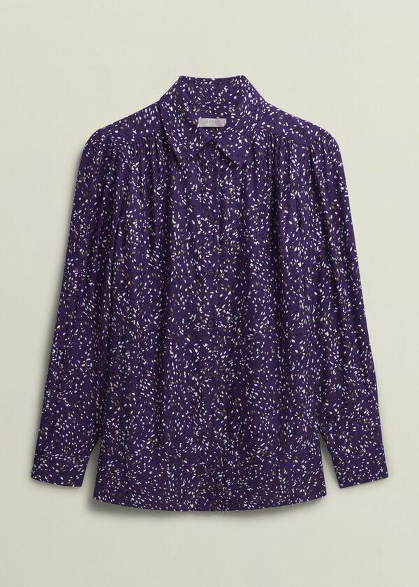 Hobbs Kirsty Shirt Purple Multi