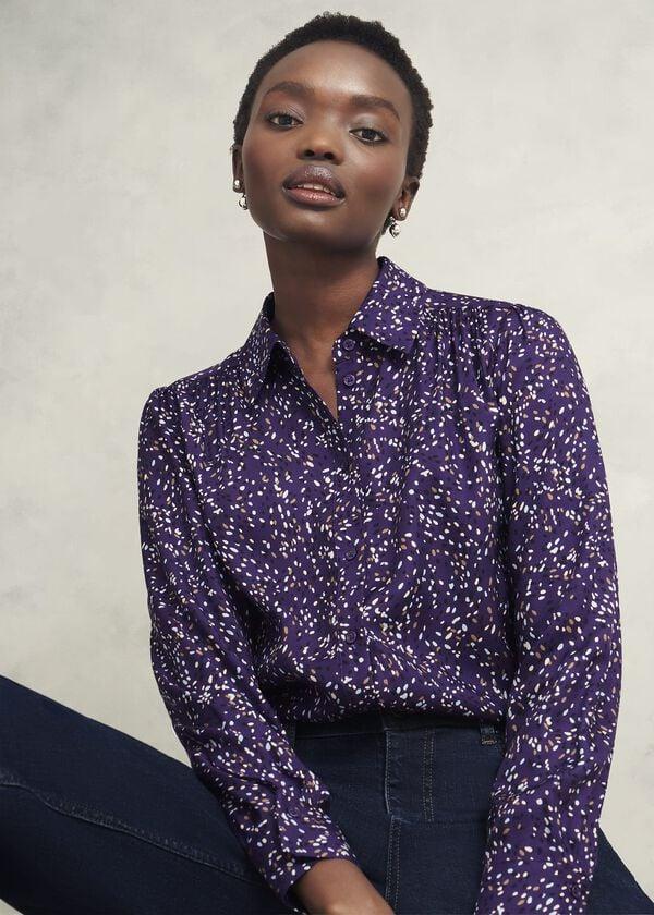 hobbs Kirsty Shirt Purple Multi