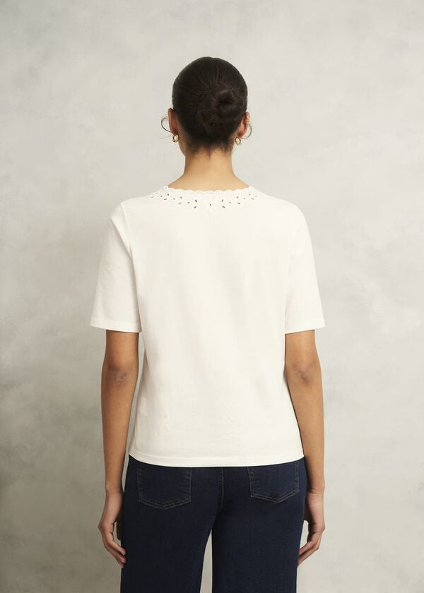 Hobbs Kristen Cotton Top Hobbs Ivory