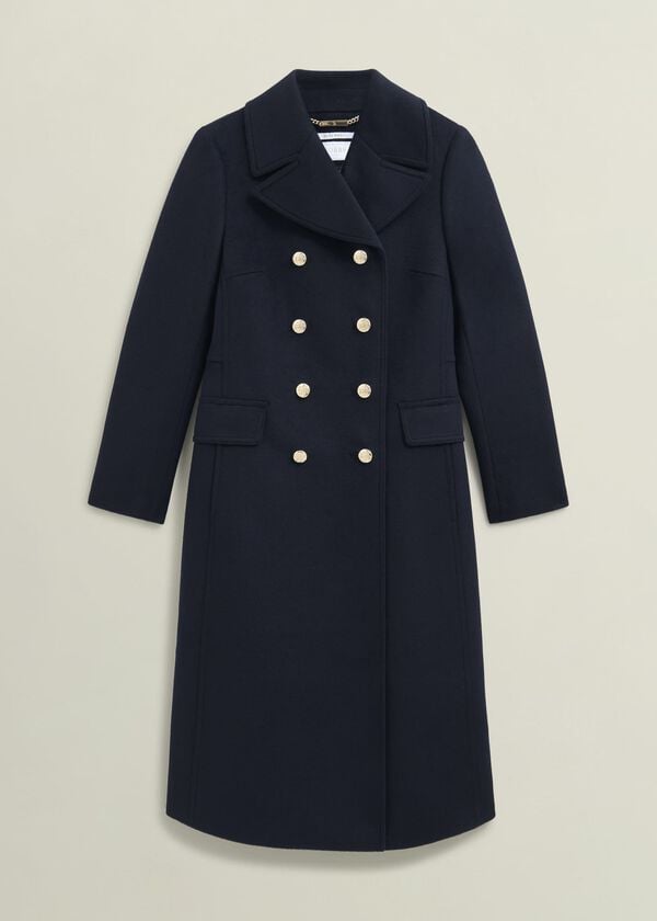 Hobbs Larna Wool Coat Navy