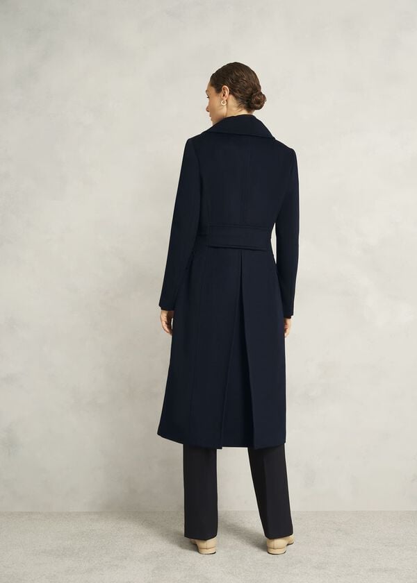 Hobbs Larna Wool Coat Navy