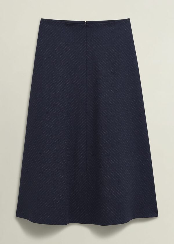 Hobbs Laura Skirt Navy Ivory