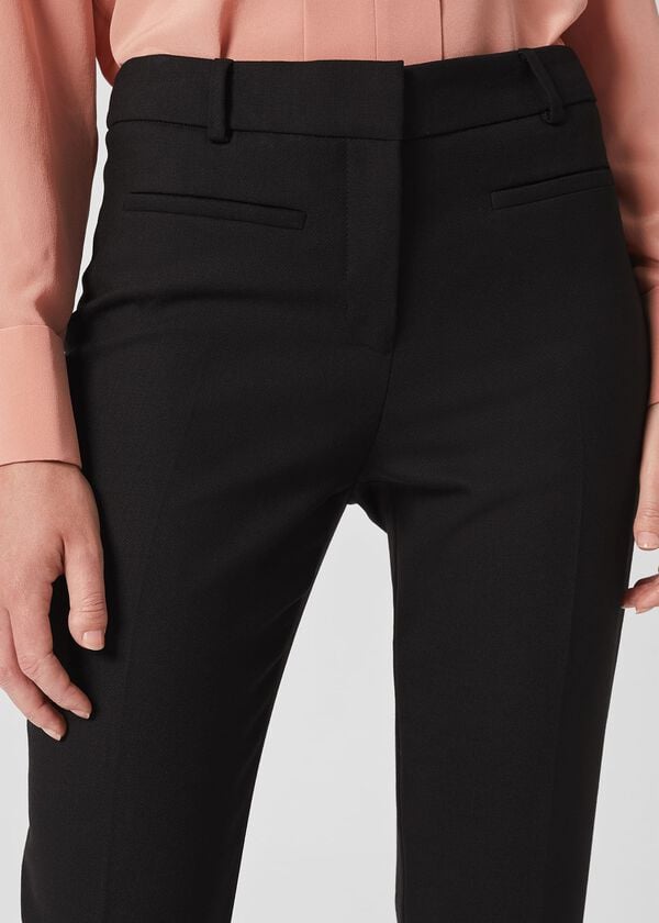 Hobbs Laurel Tapered Trousers Black