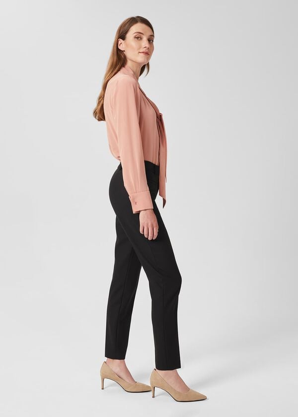 Hobbs Laurel Tapered Trousers Black