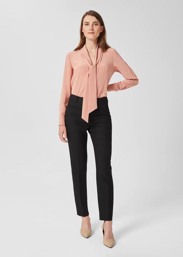 hobbs Laurel Tapered Trousers Black