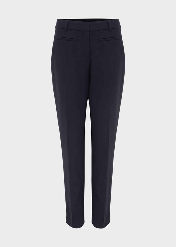 Hobbs Laurel Tapered Trousers Navy