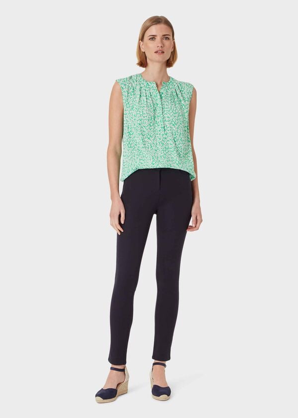 hobbs Lea Sculpting Jeans With Stretch Navy