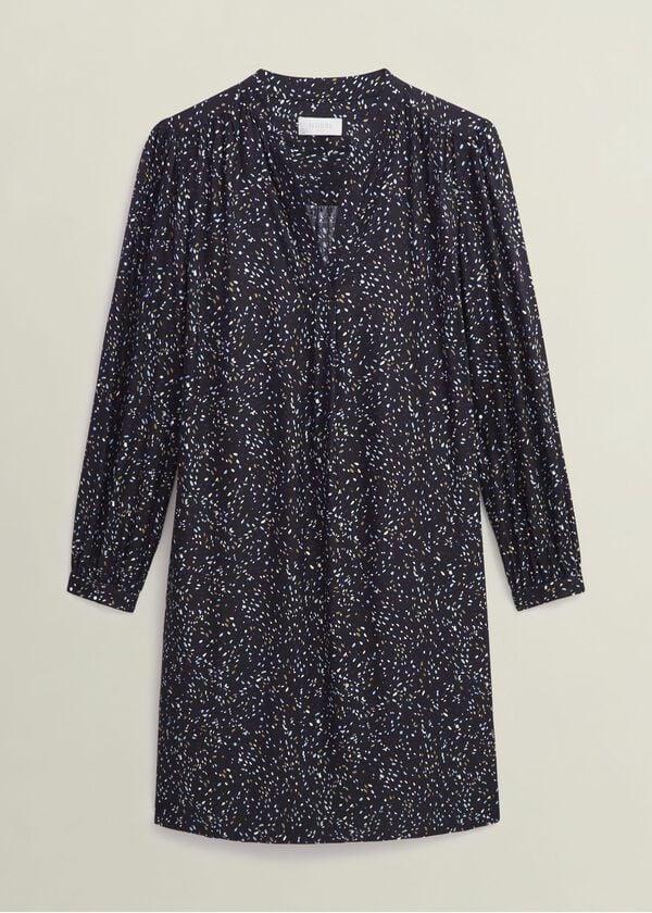 Hobbs Leanne Dress Black Multi