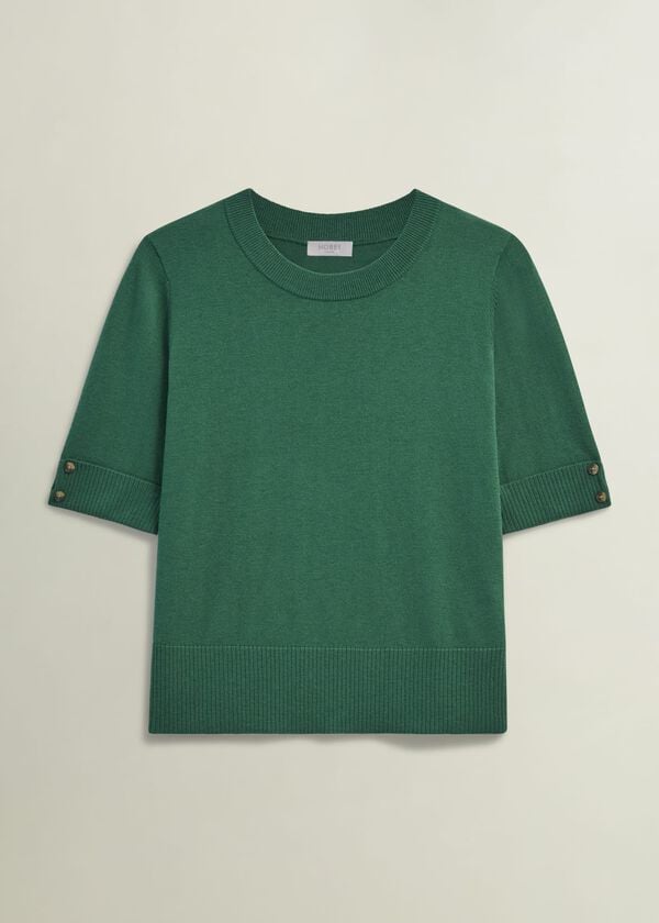 Hobbs Leanne Jumper With Wool Agate Green