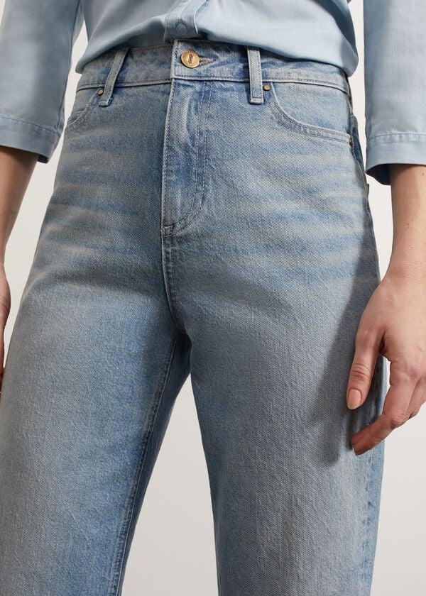 Hobbs Leigh Straight Jeans Light Blue