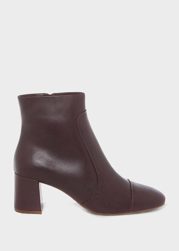 hobbs Leila Ankle Boot Aubergine