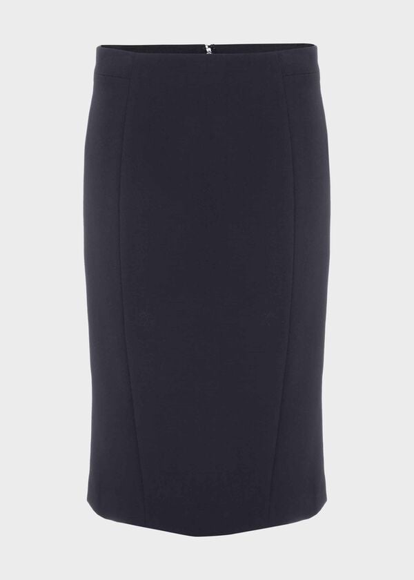 Hobbs Leila Pencil Skirt Navy