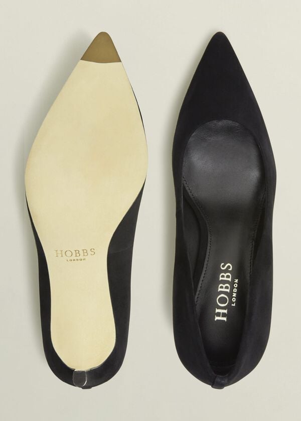 Hobbs Leila Suede Courts Black