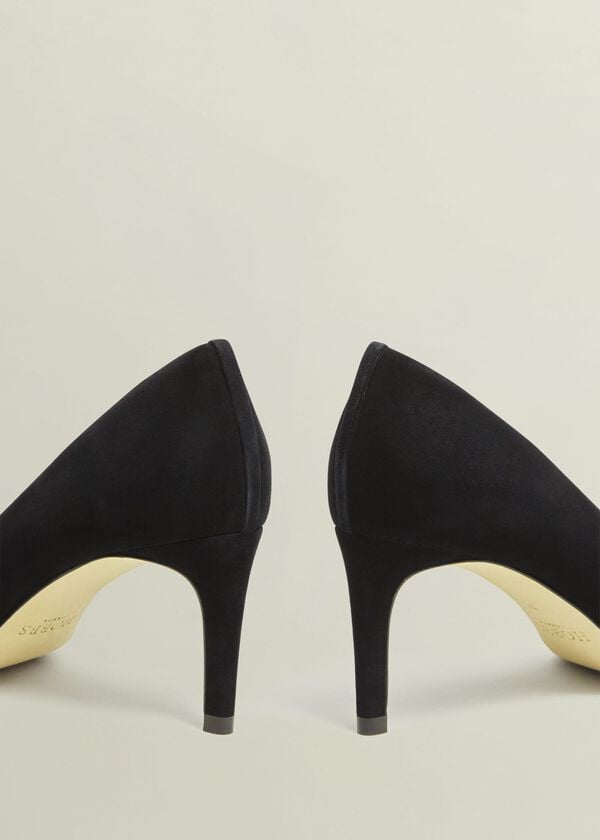 Hobbs Leila Suede Courts Black