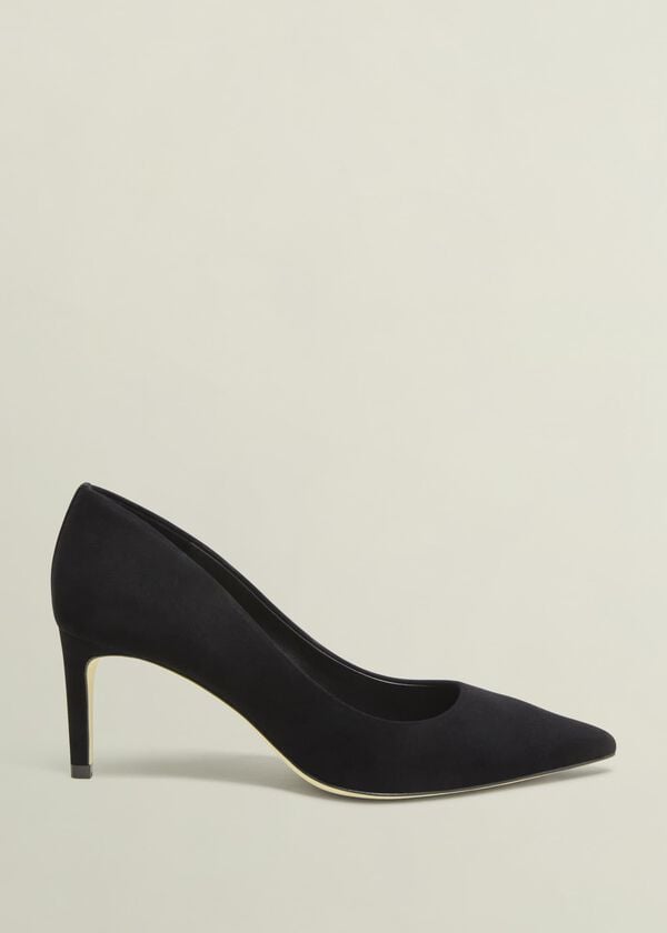 hobbs Leila Suede Courts Black