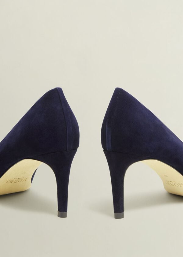 Hobbs Leila Suede Courts Midnight Navy