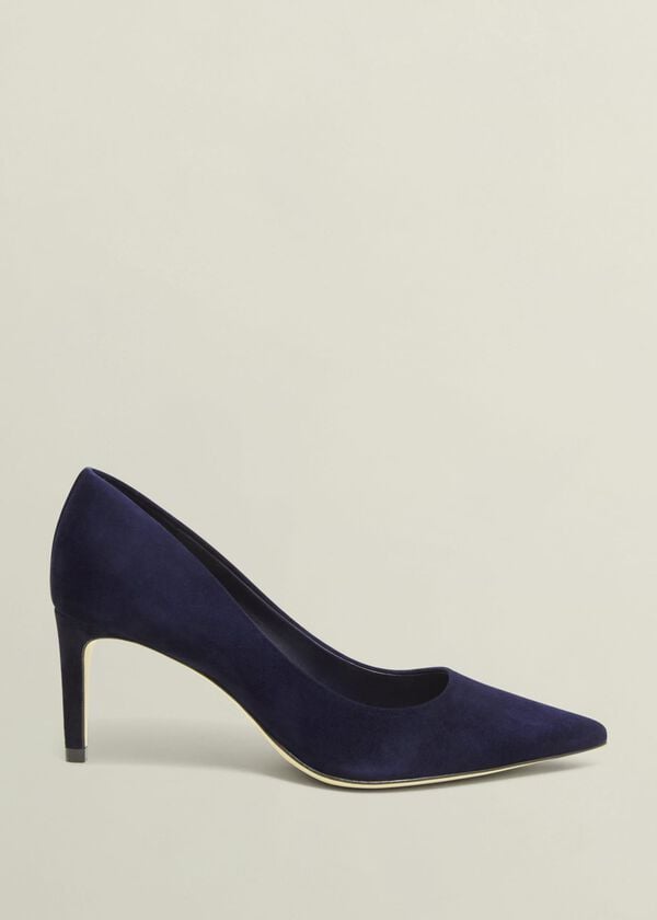 hobbs Leila Suede Courts Midnight Navy