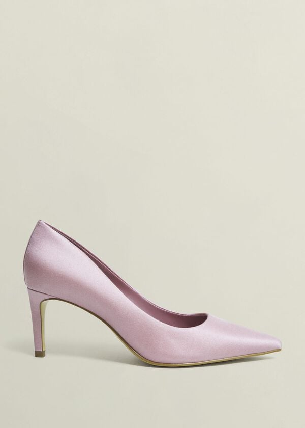 hobbs Leila Wool Silk Courts Soft Petal Pink
