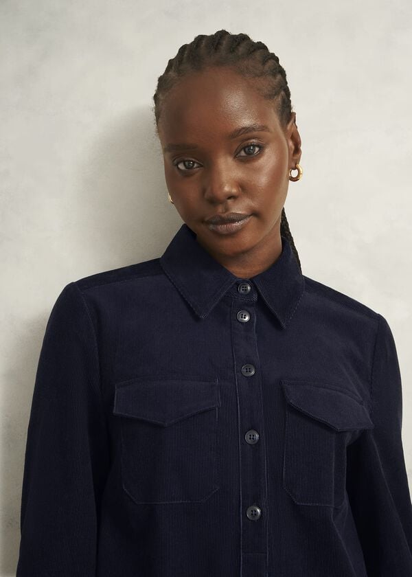 Hobbs Lena Dress True Navy