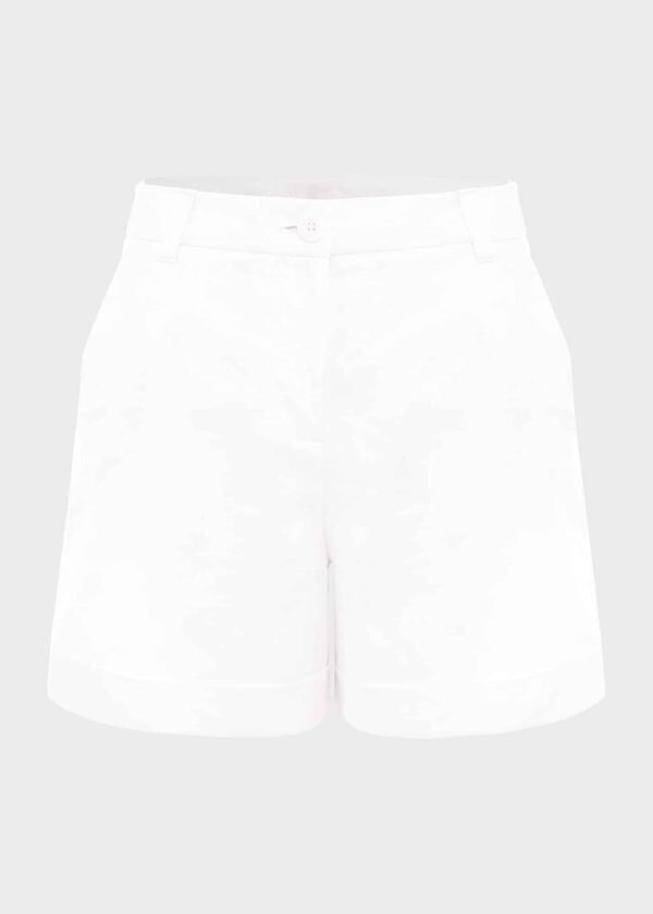 Hobbs Lenna Linen Short White