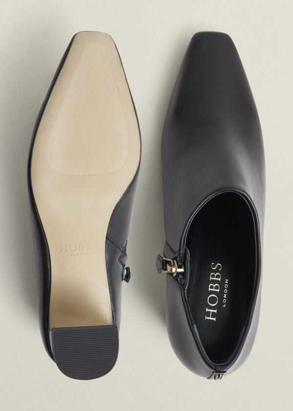 Hobbs Leona Leather Shoeboots Black